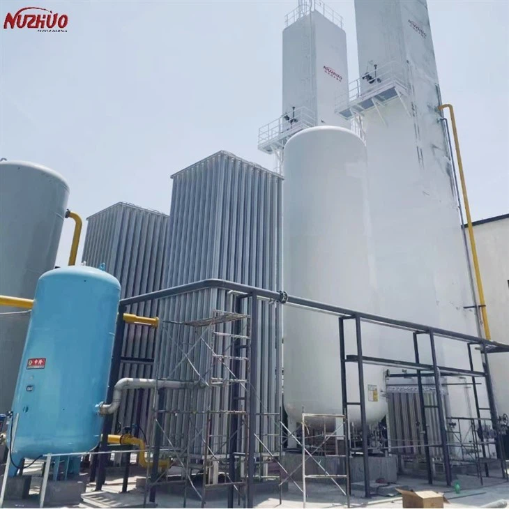 NUZHUO Factory Supply High Purity Nitrogen Generator Plant In Float Glass Field